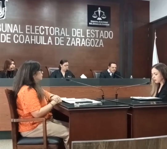 Sesión del Tribunal Electoral Estatal